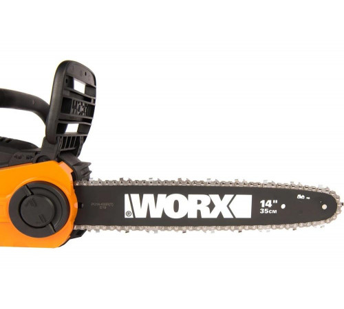 Бесщеточная аккумуляторная цепная пила WORX WG384E Бесщеточная аккумуляторная цепная пила WORX WG384E