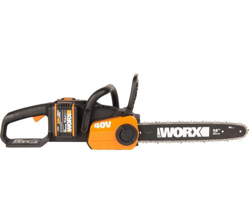 Бесщеточная аккумуляторная цепная пила WORX WG384E Бесщеточная аккумуляторная цепная пила WORX WG384E