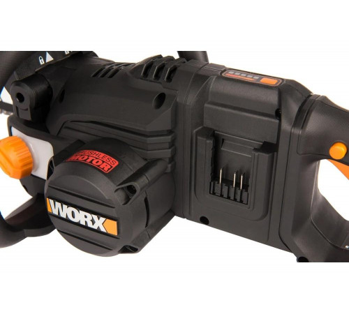 Бесщеточная аккумуляторная цепная пила WORX WG384E Бесщеточная аккумуляторная цепная пила WORX WG384E