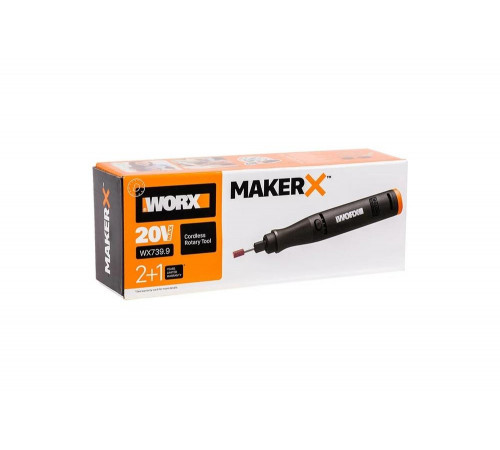 Гравировальная машинка аккумуляторная WORX MAKER X WX739.9 20V, бесщеточная, без АКБ и ЗУ