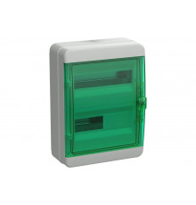 Корпус пластиковый IEK TEKFOR КМПн-24 IP65 зеленая прозрачная дверь TF5-KP72-N-24-65-K03-K06