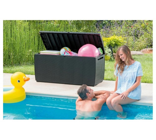 Сундук Keter Rattan Storage Capri 305L серый 230416 Сундук Keter Rattan Storage Capri 305L серый 230416
