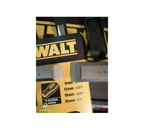 Набор стамесок DEWALT 4 шт, 6, 12, 18, 25 мм DWHT0-16063