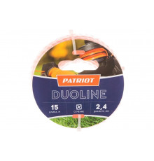 Леска Duoline (15 м; 2.4; скрученный квадрат; двухцветная) PATRIOT 805401161