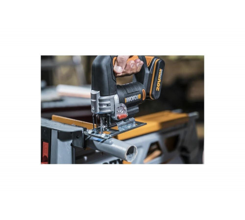 Аккумуляторный лобзик WORX 20 В, 1x2 Ач, кейс WX543