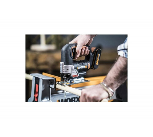 Аккумуляторный лобзик WORX 20 В, 1x2 Ач, кейс WX543