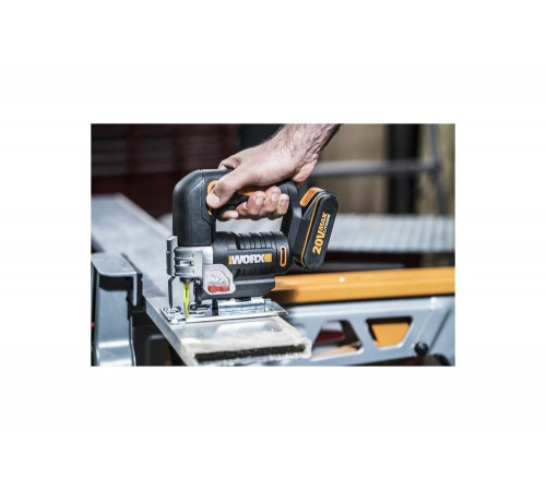 Аккумуляторный лобзик WORX 20 В, 1x2 Ач, кейс WX543