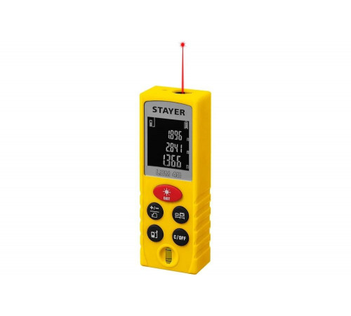 STAYER дальность 40 м, 5 функций , лазерный дальномер 34956 Professional STAYER дальность 40 м, 5 функций , лазерный дальномер 34956 Professional