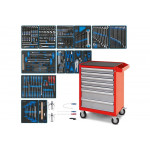 Набор инструментов KING TONY "BOARD" в красной тележке, 325 предметов 934-325AMR