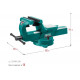 Кованые стальные тиски KRAFTOOL Forge-180/230 32700-230