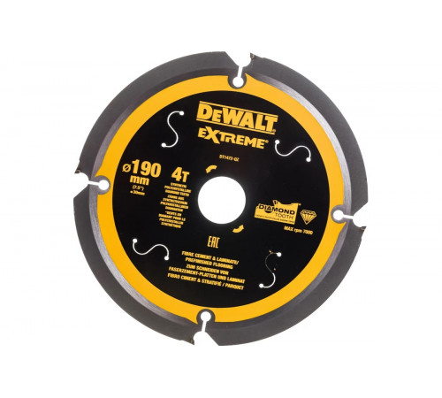 Диск пильный по фиброцементу (190x30 мм; 4T) DEWALT DT1472-QZ