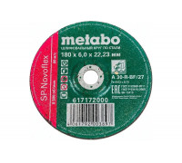 Круг обдирочный по стали 180x6.0x22,23 мм Metabo SP-Novoflex RU 617172000