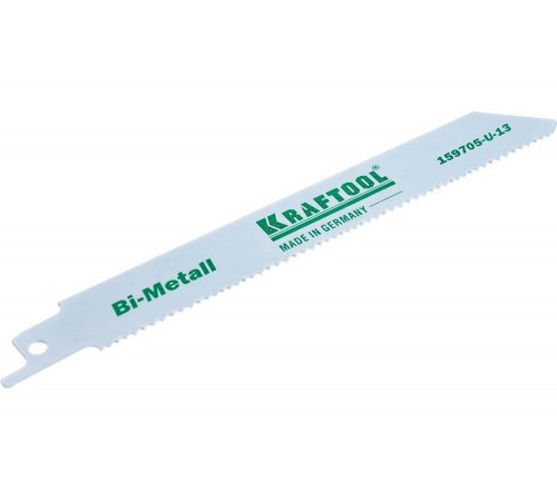 KRAFTOOL 130 мм, шаг 1.8-2.5 мм, полотно по дереву и металлу Bi-Met 159705-U-13 Industrie
