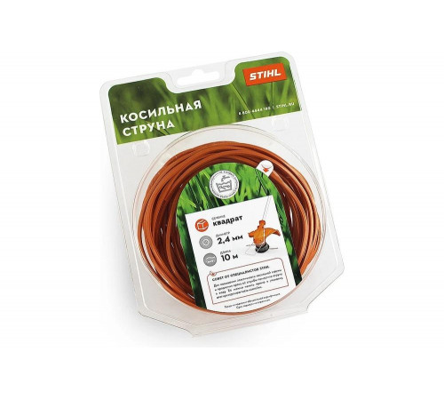 Косильная струна квадратного сечения 2.4 мм, 10 м Stihl 7028-871-0580