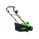 Аэратор-скарификатор аккумуляторный GreenWorks 40V, бесщеточный, c 1хАКБ 4Ач c USB и ЗУ 2517607USB4