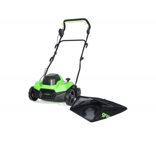 Аэратор-скарификатор аккумуляторный GreenWorks 40V, бесщеточный, c 1хАКБ 4Ач c USB и ЗУ 2517607USB4