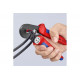 Пресс-клещи 6-гранные, обжимные Knipex KN-975314SB гильзы контакт. 0.08-10 мм², 2-е конц. гильзы 2x4мм²