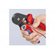 Пресс-клещи 6-гранные, обжимные Knipex KN-975314SB гильзы контакт. 0.08-10 мм², 2-е конц. гильзы 2x4мм²