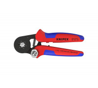 Пресс-клещи 6-гранные, обжимные Knipex KN-975314SB гильзы контакт. 0.08-10 мм², 2-е конц. гильзы 2x4мм²