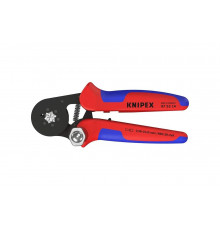 Пресс-клещи 6-гранные, обжимные Knipex KN-975314SB гильзы контакт. 0.08-10 мм², 2-е конц. гильзы 2x4мм²