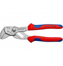 Переставные клещи-ключ Knipex 27 мм (1"), 150 мм, Cr-V, хром, 2-к рукоятки, KN-8605150S02