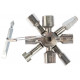 Ключ для электрошкафов с битой и переходником Knipex KN-001101