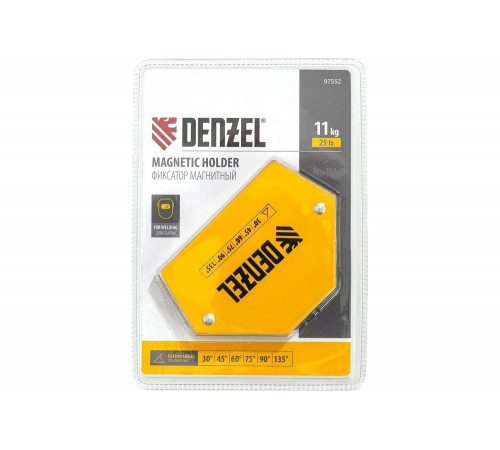 Фиксатор магнитный для сварочных работ усилие 25 LB Denzel 97552