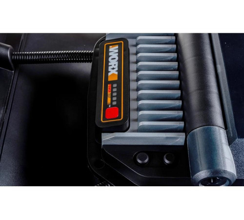 Газонокосилка самоходная WORX NITRO WG749E аккумуляторная 40V 46см, бесщеточная, с двумя АКБ на 4Ач и двойным ЗУ в 2A+2А Газонокосилка самоходная WORX NITRO WG749E аккумуляторная 40V 46см, бесщеточная, с двумя АКБ на 4Ач и двойным ЗУ в 2A+2А