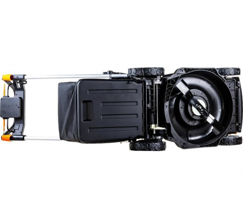 Газонокосилка самоходная WORX NITRO WG749E аккумуляторная 40V 46см, бесщеточная, с двумя АКБ на 4Ач и двойным ЗУ в 2A+2А Газонокосилка самоходная WORX NITRO WG749E аккумуляторная 40V 46см, бесщеточная, с двумя АКБ на 4Ач и двойным ЗУ в 2A+2А