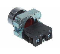 Кнопка управления IEK LAY5-BA42 без подсветки красная 1р ИЭК BBT61-BA-K04