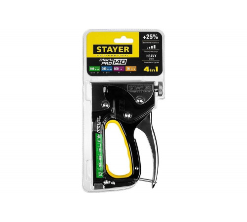 STAYER скобы 140, 36, 300, 500, степлер 4 в 1 BlackPro 140 31510_z01 STAYER скобы 140, 36, 300, 500, степлер 4 в 1 BlackPro 140 31510_z01