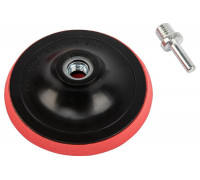 Насадка с липучкой для дрели и УШМ 115 мм, с адаптером c М14 на d8 СИБРТЕХ 76234