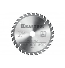 Диск пильный по дереву Optima 165x20 мм, 30Т KRAFTOOL 36951-165-20