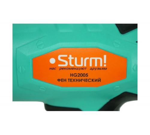 Фен технический Sturm 2000 Вт, 300/600C, 250/550л/мин HG2005 Фен технический Sturm 2000 Вт, 300/600C, 250/550л/мин HG2005