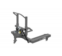 Гидравлическая тележка KraftWell г/п 500 кг, для снятия колес грузовых автомобилей KRW-WD5