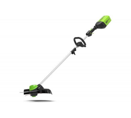 Бесщеточный аккумуляторный триммер Greenworks GD60LT 60 В, с 1 АКБ 6 А*ч и ЗУ 2108307UF Бесщеточный аккумуляторный триммер Greenworks GD60LT 60 В, с 1 АКБ 6 А*ч и ЗУ 2108307UF