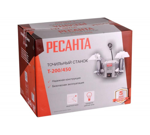 Точильный станок Ресанта Т-200/450 Точильный станок Ресанта Т-200/450
