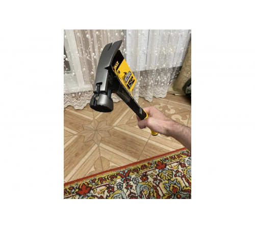 Молоток DEWALT одноэлементный, с прямым гвоздодером, 624 г DWHT0-51064