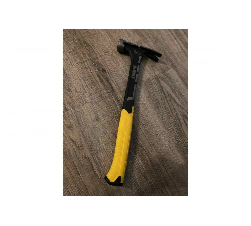 Молоток DEWALT одноэлементный, с прямым гвоздодером, 624 г DWHT0-51064