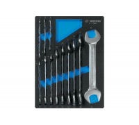 Набор рожковых ключей, ложемент, 12 предметов KING TONY 9-1112MRV