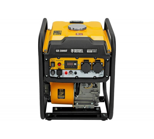 Генератор инверторный Denzel GK-3800iF, 3,8 кВт, 230 В, ручной старт 94708