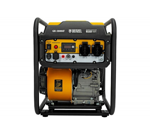 Генератор инверторный Denzel GK-3800iF, 3,8 кВт, 230 В, ручной старт 94708