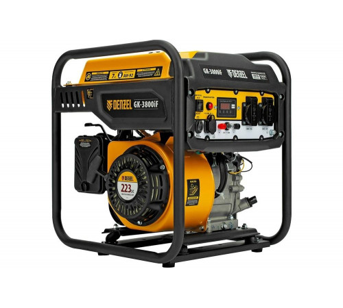 Генератор инверторный Denzel GK-3800iF, 3,8 кВт, 230 В, ручной старт 94708