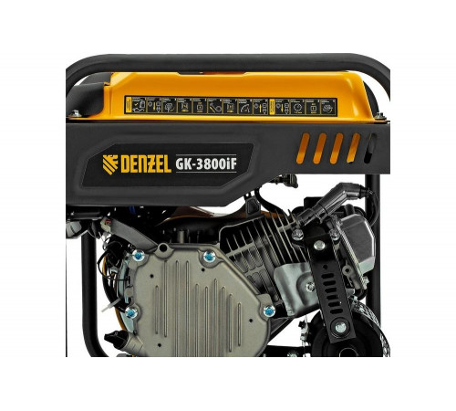 Генератор инверторный Denzel GK-3800iF, 3,8 кВт, 230 В, ручной старт 94708