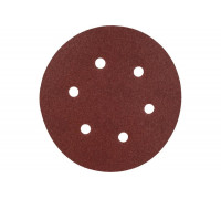 Круг шлифовальный на липучке (5 шт; 150 мм; 6 отверстий; Р120) PATRIOT 820010124