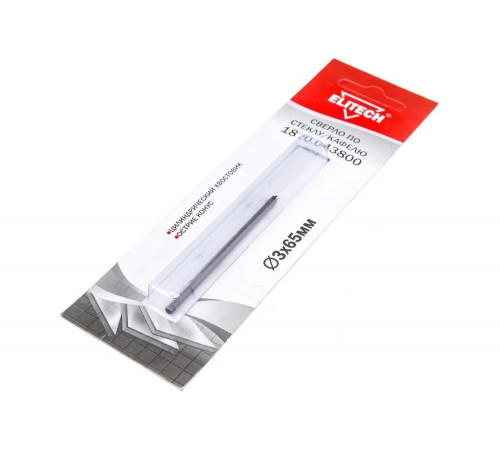 Сверло для стекла, кафеля Elitech 1820.043800 Сверло для стекла, кафеля Elitech 1820.043800