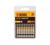 Набор бит TORX T25, 50 мм, сталь S2, шестигранный профиль, 10 шт Denzel 11670