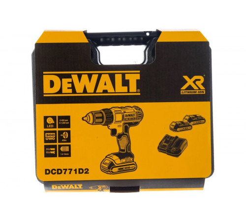 Дрель-шуруповерт DEWALT 2.0 Ач DCD771D2