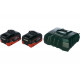 Набор Basic-Set (2 аккумулятора LiHD 8.0 Ач/18В+зарядное устройство ASC Ultra+Metaloc) Metabo 685131000