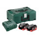 Набор Basic-Set (2 аккумулятора LiHD 8.0 Ач/18В+зарядное устройство ASC Ultra+Metaloc) Metabo 685131000